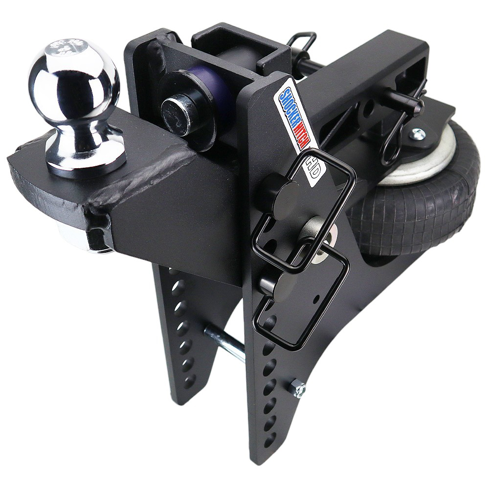 20K Super Drop Max Black Air Hitch & Raised Mount w/ 2" Ball - 2" Receiver