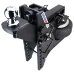 20K Super Drop Max Black Air Hitch & Raised Mount w/ 2" Ball - 2" Receiver