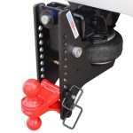 20K Super Drop Max Black Air Hitch & Red Combo Ball Installed