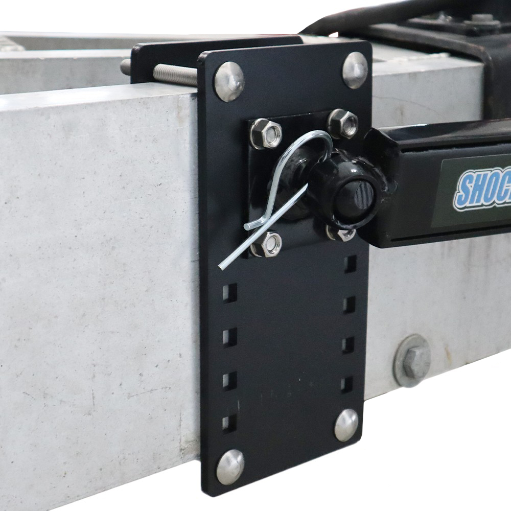 Shocker Clamp on Trailer Frame Mount Bracket Kit for Sway Control Friction Arm Bar