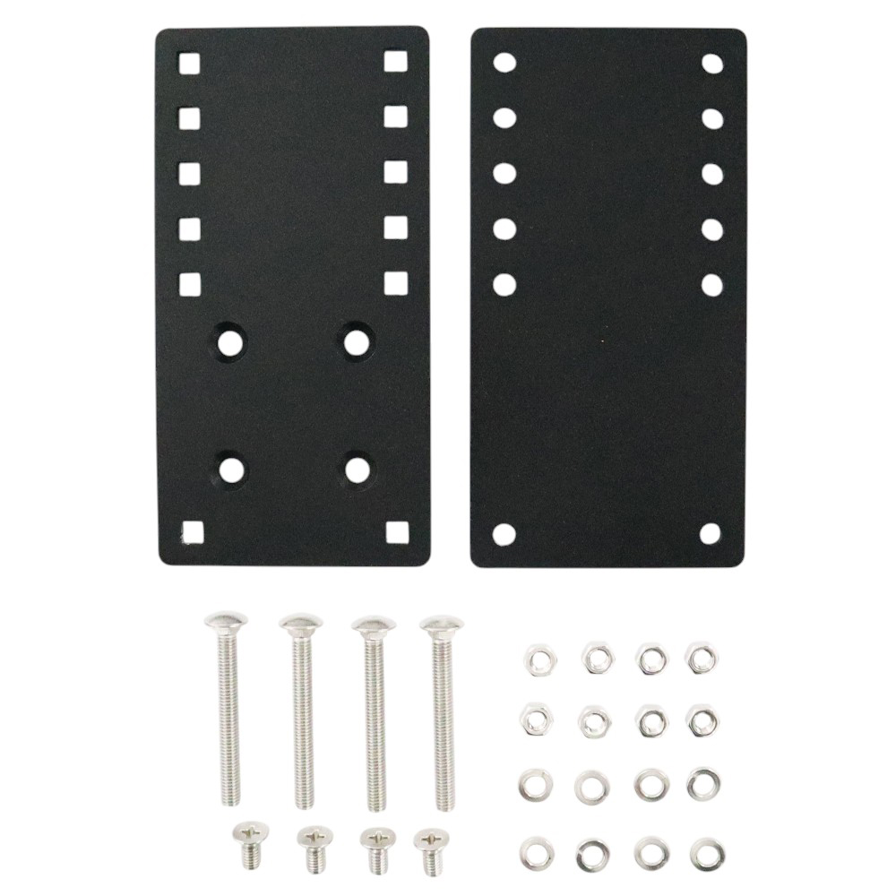 Shocker Clamp on Trailer Frame Mount Bracket Kit for Sway Control Friction Arm Bar - Contents