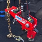 Shocker Multi-Fit Round Gooseneck Surge Air Hitch & Demco EZ Latch Coupler - Installed