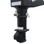 Shocker 5th Wheel to Gooseneck Conversion Kit with Demco EZ Latch Coupler - Connection - Lippert Pin Box