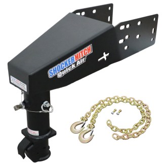 Shocker 5th Wheel to Gooseneck Conversion Kit with Demco EZ Latch Coupler (with chain kit)