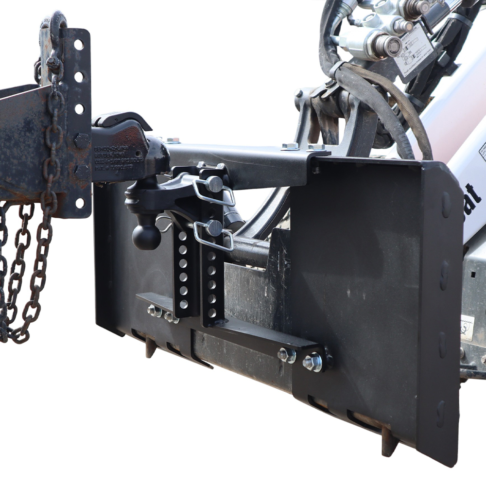 Shocker Trailer Mover for Skidsteer Kit - Hooked Up