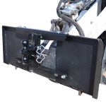 Shocker Trailer Mover for Skidsteer Kit - with Black Combo Ball - Installed