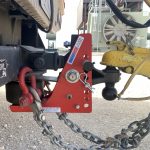 14K Air Hitch & Black Combo Installed with Lock on Mount & Receiver