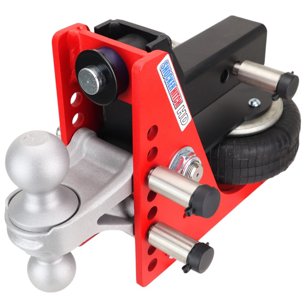 Shocker Locking Hitch Pins 3-Pack (2 Mount & 1 Receiver Pins) - Installed