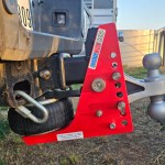HD Air Hitch - Silver Combo Installed with Bullet Pins