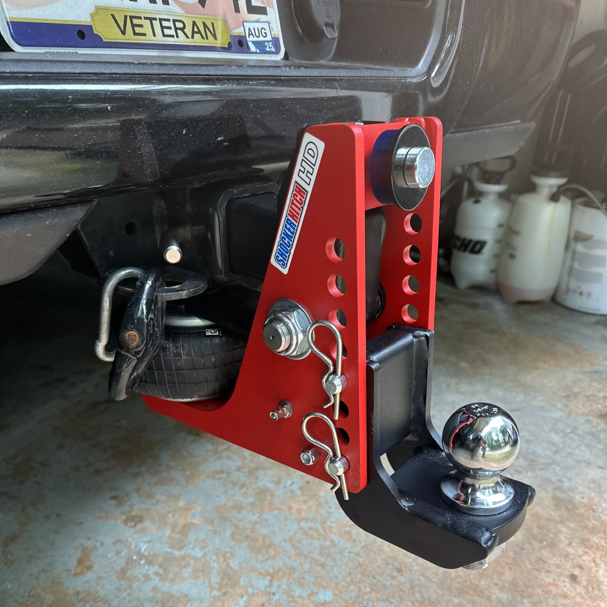 HD Air Drop Receiver Hitch Installed