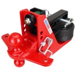 14K Original Air Hitch with Red Combo Ball Mount with Sway Tabs - For 2" Receiver