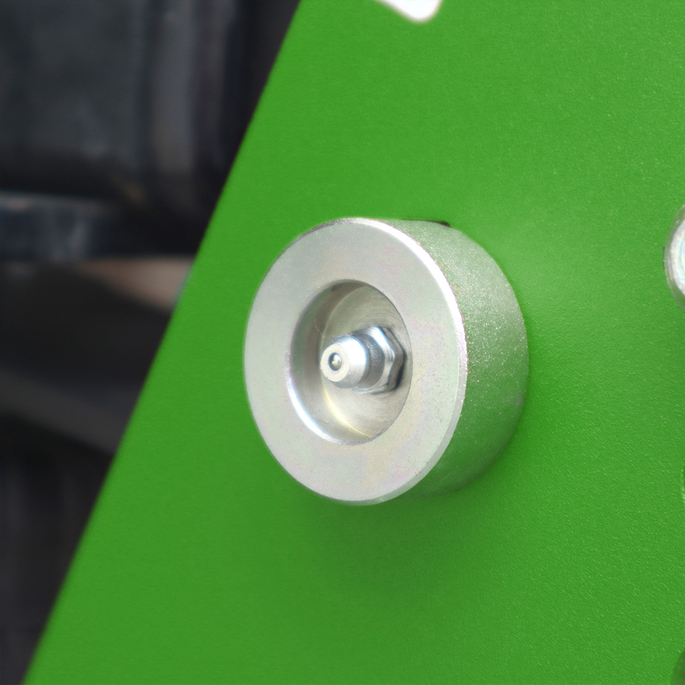 HD Air Receiver Hitch - 1" Diameter 1045 Carbon Steel Pivot Bolt Grease Zerk