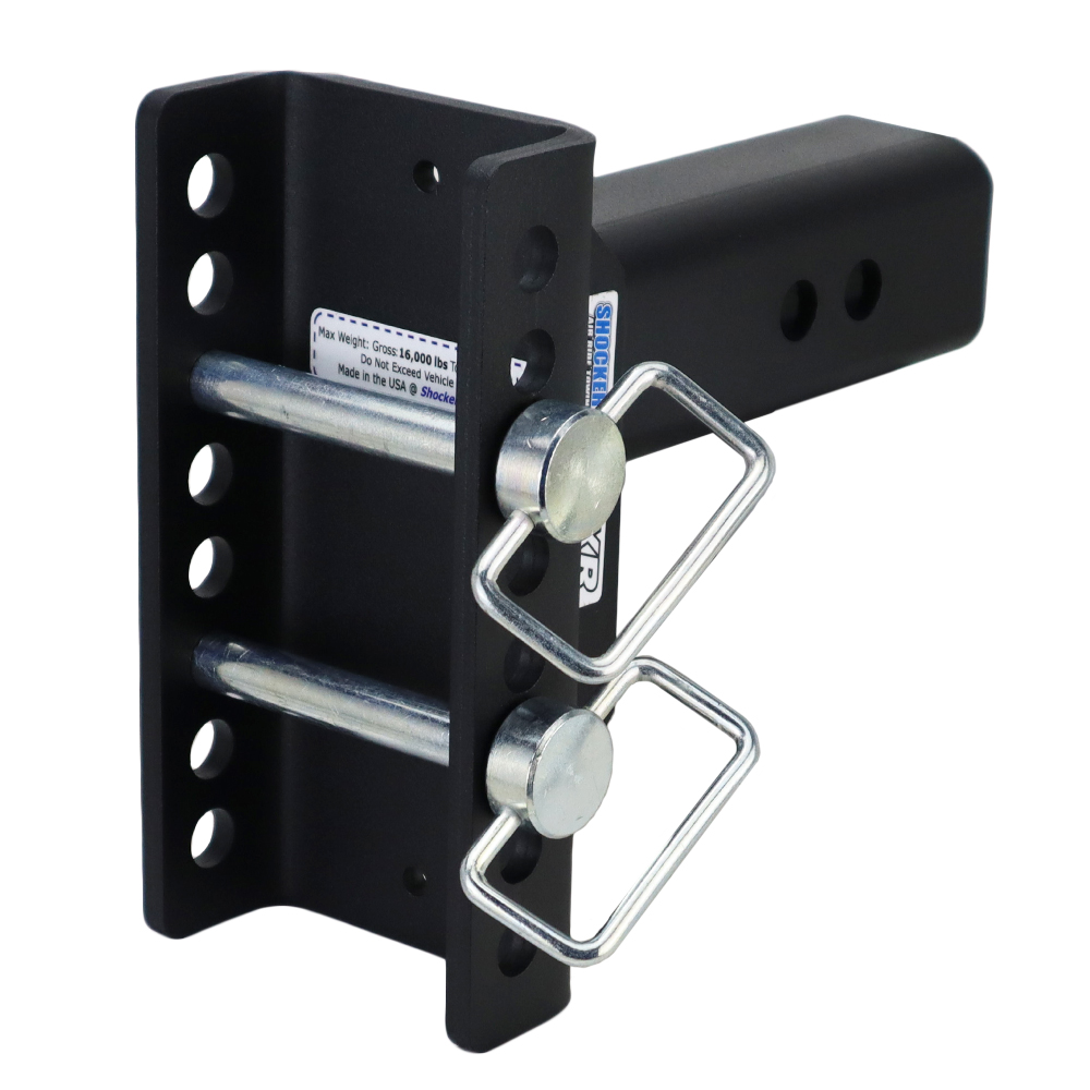 Shocker XR Channel Drop Hitch - Fits 2-1/2" Receiver - 8 Hole Frame