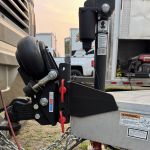 Bolt on Vertical Channel for Aluminum Trailers with HD Air Tongue Installed