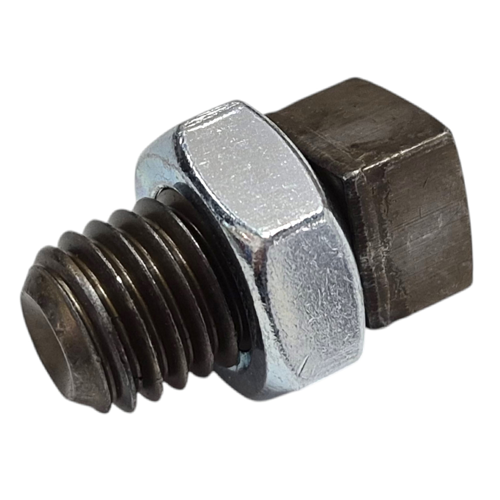 Shocker 5/8" by 1"L Set Bolt & Jam Nut for Multi-Fit Round Gooseneck Air Stem