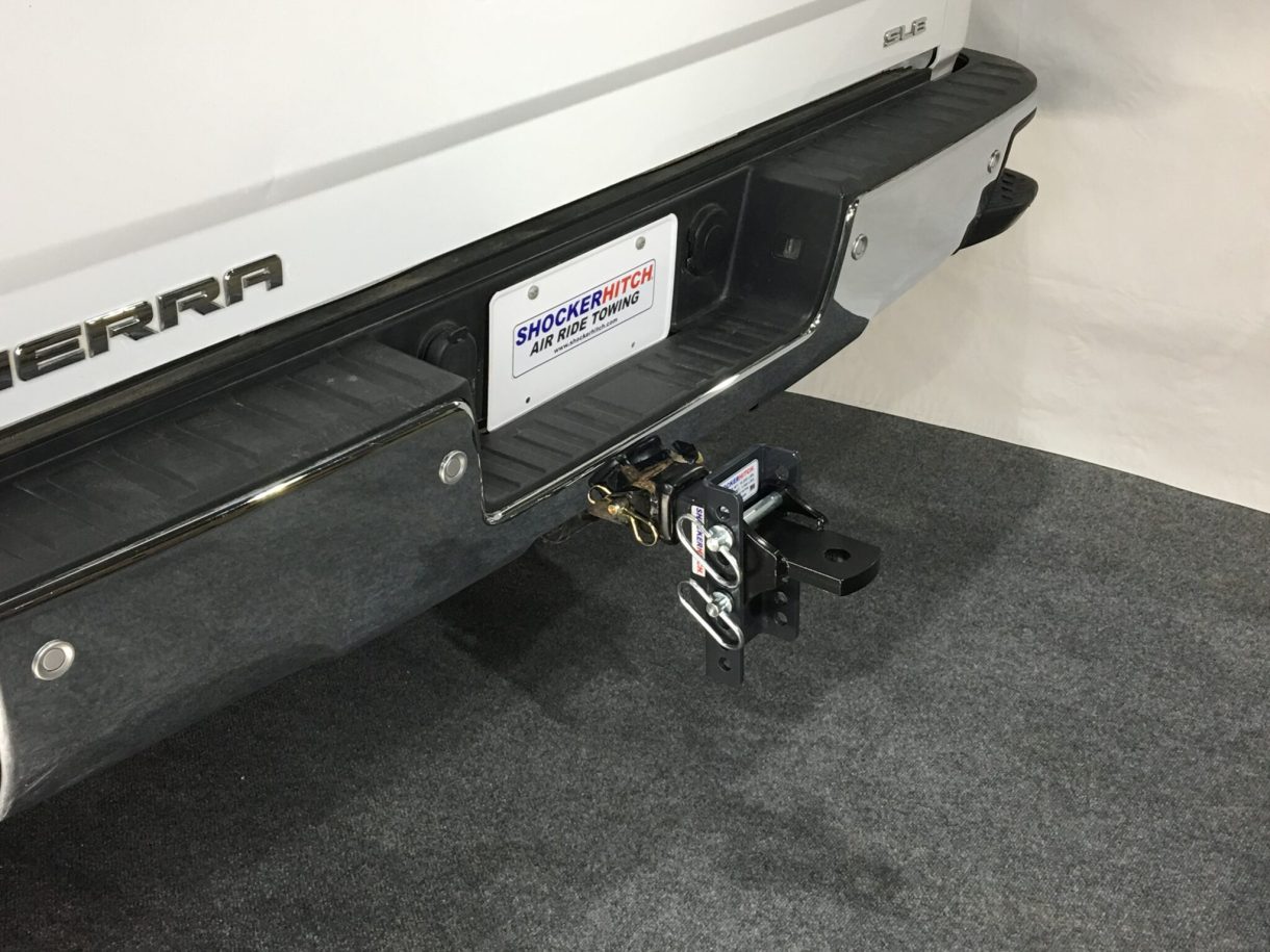 SH-XR100-350 Shocker XR Adjustable Drawbar Ball Mount Installed