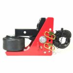 Shocker Air Pintle Hitch with Pintle with 2-1/2" to 5-1/2" Drop