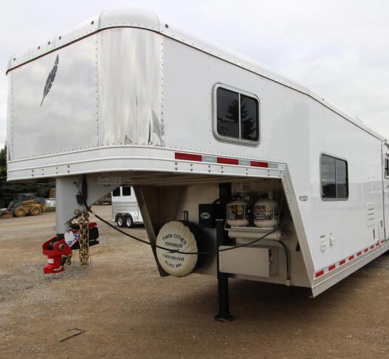 Shocker Gooseneck Surge Air Hitch & Coupler for Featherlite Trailer